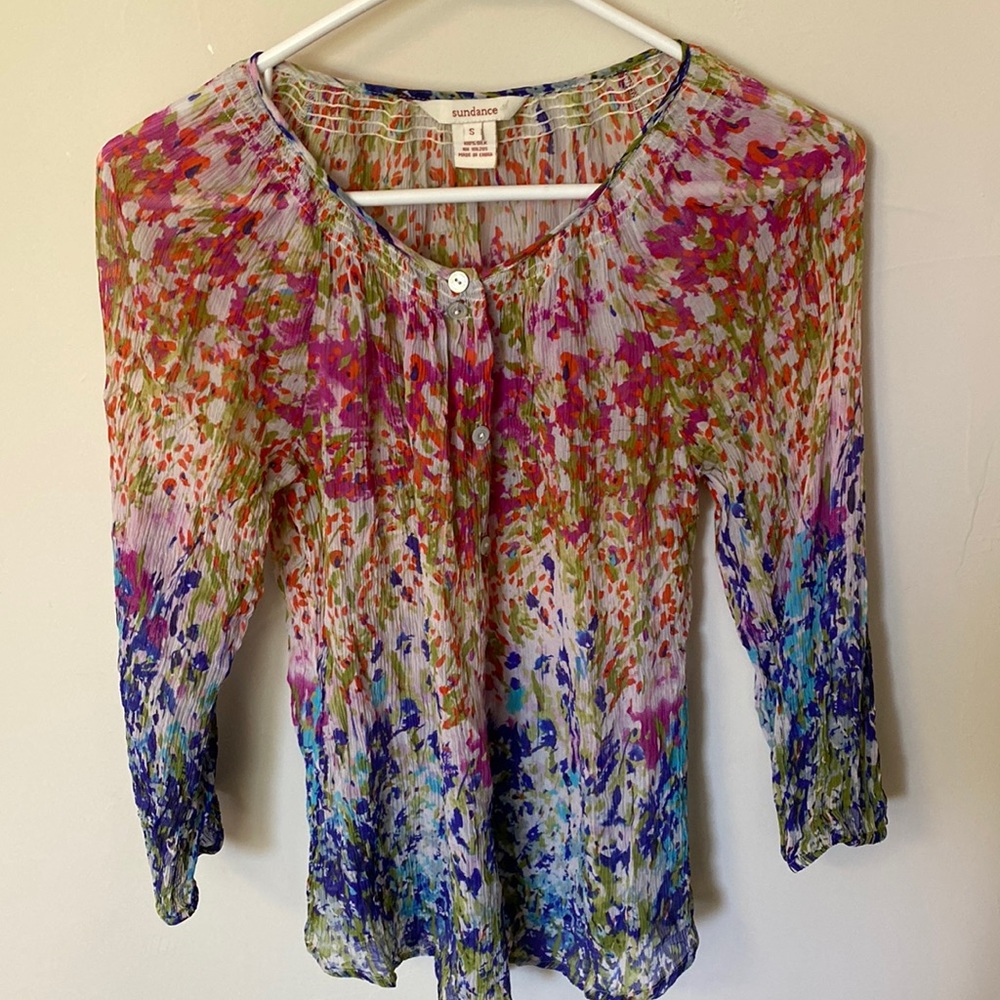 Sundance 100% silk shirt